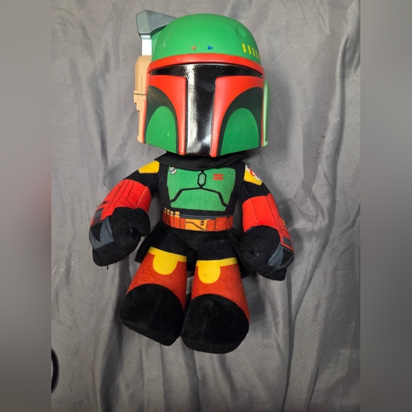 Star Wars Other - Star Wars Bounty Hunter Plush Toy‎ - Red, Green, Black Vintage